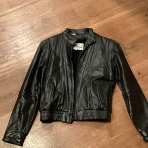 Wilson Black Leather Jacket